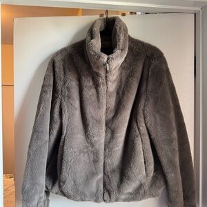 Sanctuary Women's Gray Teddy Jacket